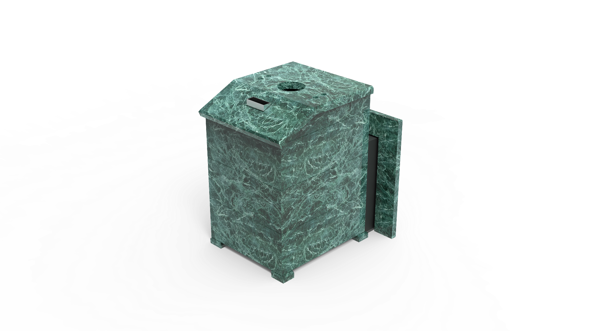 Печь из натурального камня Genesis GN 500 облицовка закрытая со скосом талькохлорит-шлифовка фото в Новосибирске