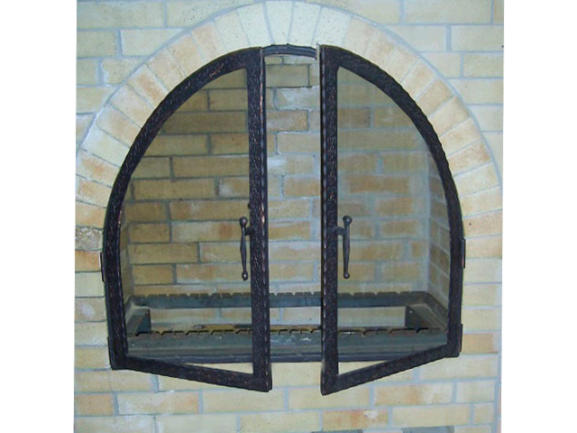 Дверь каминная полукруглая фото в Новосибирске