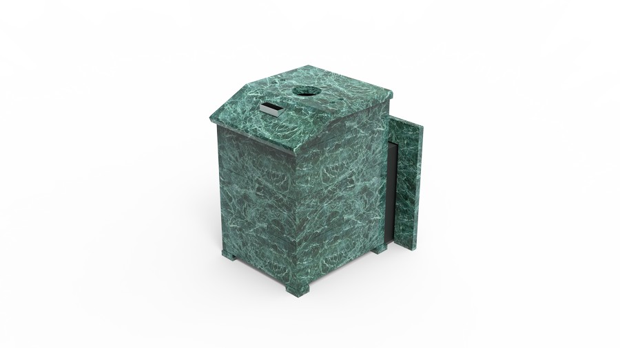 Печь в облицовке из натурального камня Genesis GN 500 облицовка закрытая со скосом талькохлорит-шлифовка фото в Новосибирске