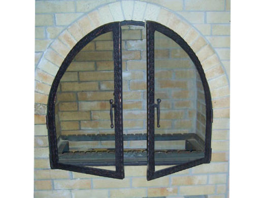 Дверь каминная полукруглая фото в Новосибирске