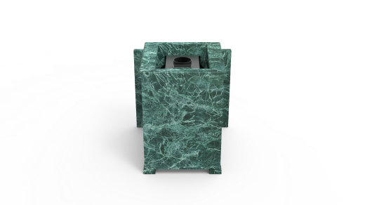 Печь из натурального камня Genesis GN 500 облицовка открытая пироксенит-элит фото в Новосибирске