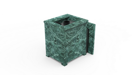 Печь из натурального камня Genesis GN 500 облицовка открытая пироксенит-элит фото в Новосибирске