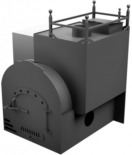 Печь Горыныч Мини, каменка закрытая с правой стороны, система воздушного отопления фото в Новосибирске Печь Горыныч Мини, каменка закрытая с правой стороны, система воздушного отопления фото в Новосибирске
