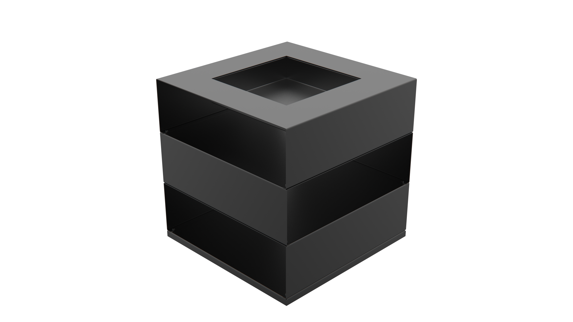 Очаг "Пламенный куб" фото в Новосибирске