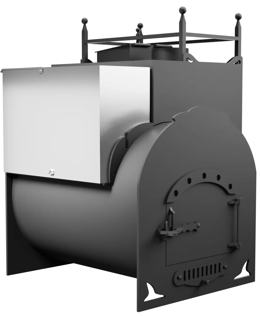 Печь Горыныч Мини, каменка закрытая с правой стороны фото в Новосибирске Печь Горыныч Мини, каменка закрытая с правой стороны фото в Новосибирске