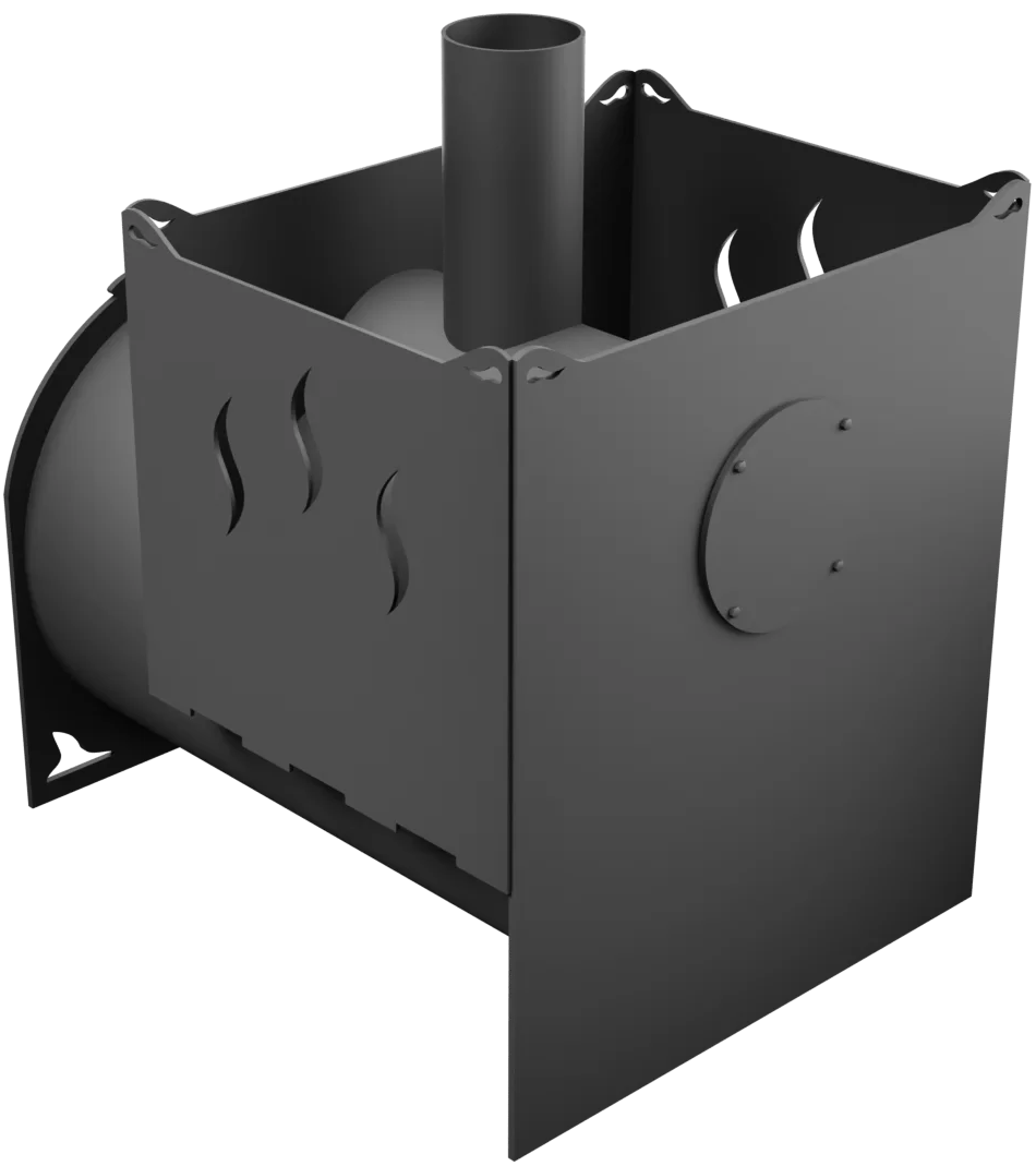 Печь Горыныч Мини, двойная каменка фото в Новосибирске Печь Горыныч Мини, двойная каменка фото в Новосибирске