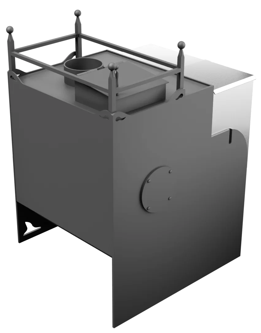 Печь Горыныч Мини, каменка закрытая с правой стороны фото в Новосибирске Печь Горыныч Мини, каменка закрытая с правой стороны фото в Новосибирске