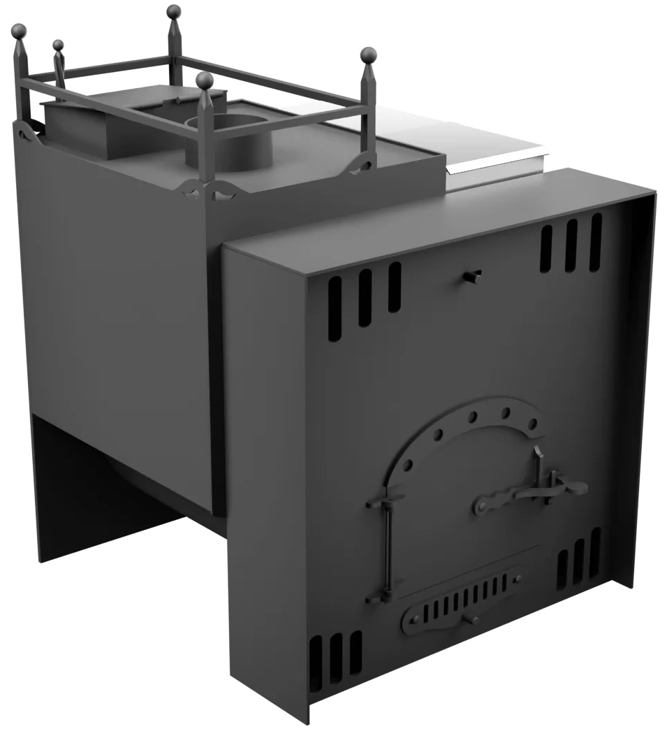 Печь Горыныч Мини, каменка закрытая с левой стороны, естественная система воздушного отопления фото в Новосибирске Печь Горыныч Мини, каменка закрытая с левой стороны, естественная система воздушного отопления фото в Новосибирске