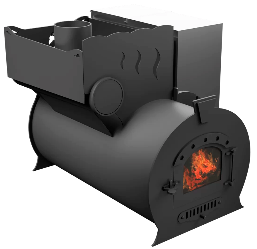 Печь Горыныч 2, каменка с левой стороны, малая дверь со стеклом фото в Новосибирске Печь Горыныч 2, каменка с левой стороны, малая дверь со стеклом фото в Новосибирске