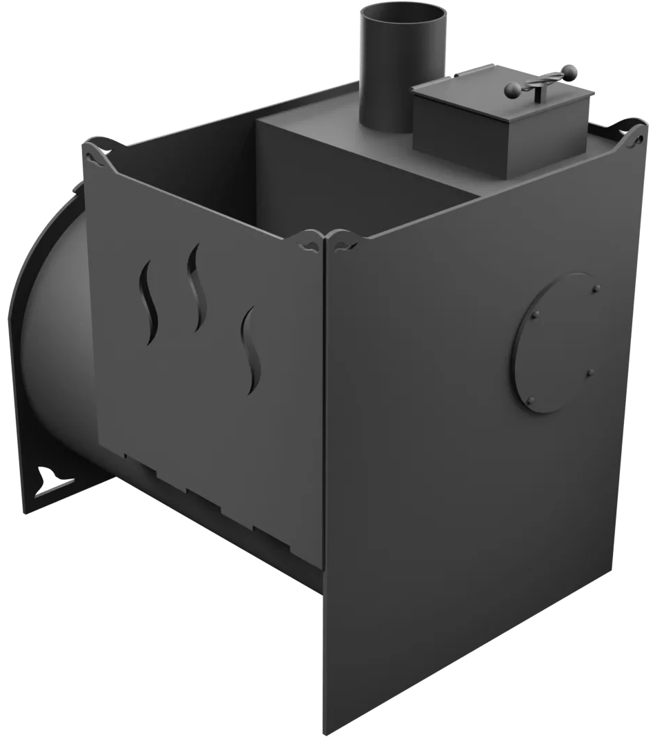 Печь Горыныч Мини, двойная каменка, малая дверь со стеклом фото в Новосибирске Печь Горыныч Мини, двойная каменка, малая дверь со стеклом фото в Новосибирске