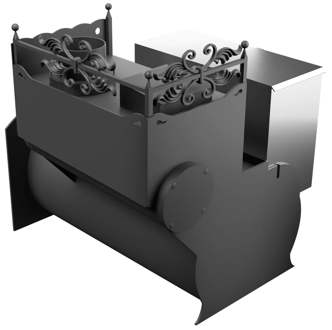 Печь Горыныч 3, каменка закрытая с правой стороны, большая дверь со стеклом фото в Новосибирске Печь Горыныч 3, каменка закрытая с правой стороны, большая дверь со стеклом фото в Новосибирске