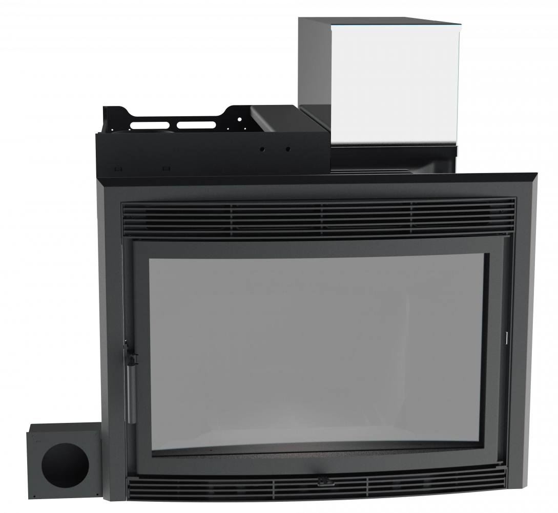 Банный камин 500, сталь+СВО фото в Новосибирске Банный камин 500, сталь+СВО фото в Новосибирске