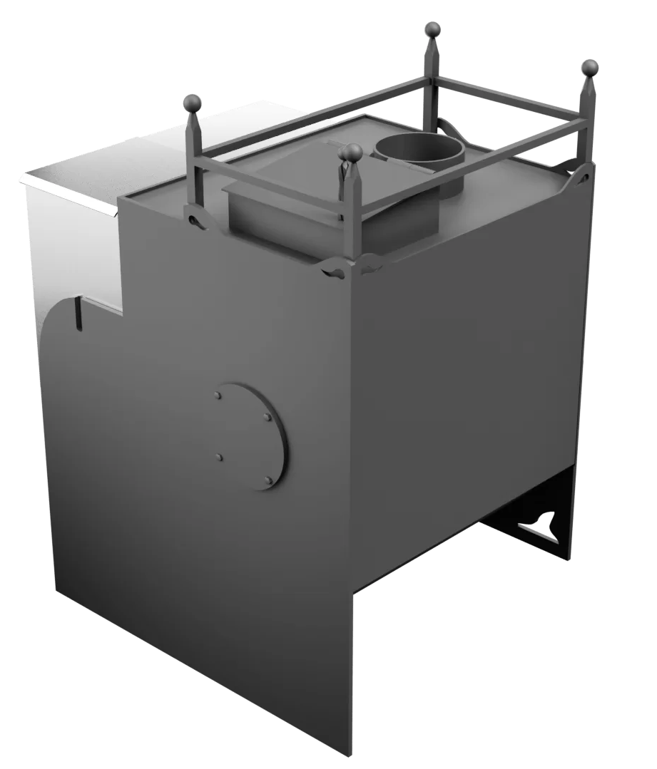 Печь Горыныч Мини, каменка закрытая с левой стороны фото в Новосибирске Печь Горыныч Мини, каменка закрытая с левой стороны фото в Новосибирске