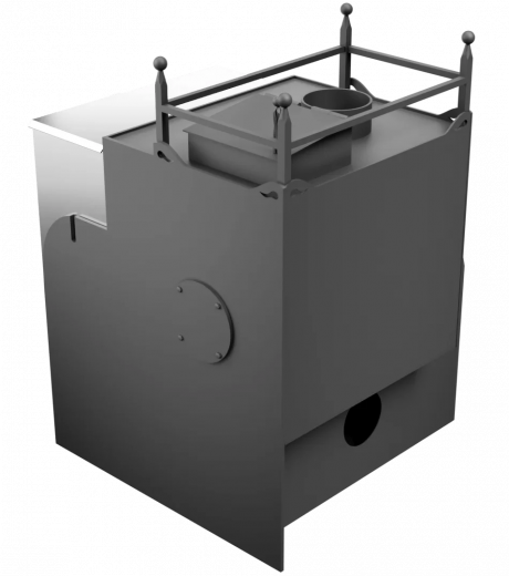 Печь Горыныч Мини, каменка закрытая с левой стороны, система воздушного отопления фото в Новосибирске Печь Горыныч Мини, каменка закрытая с левой стороны, система воздушного отопления фото в Новосибирске